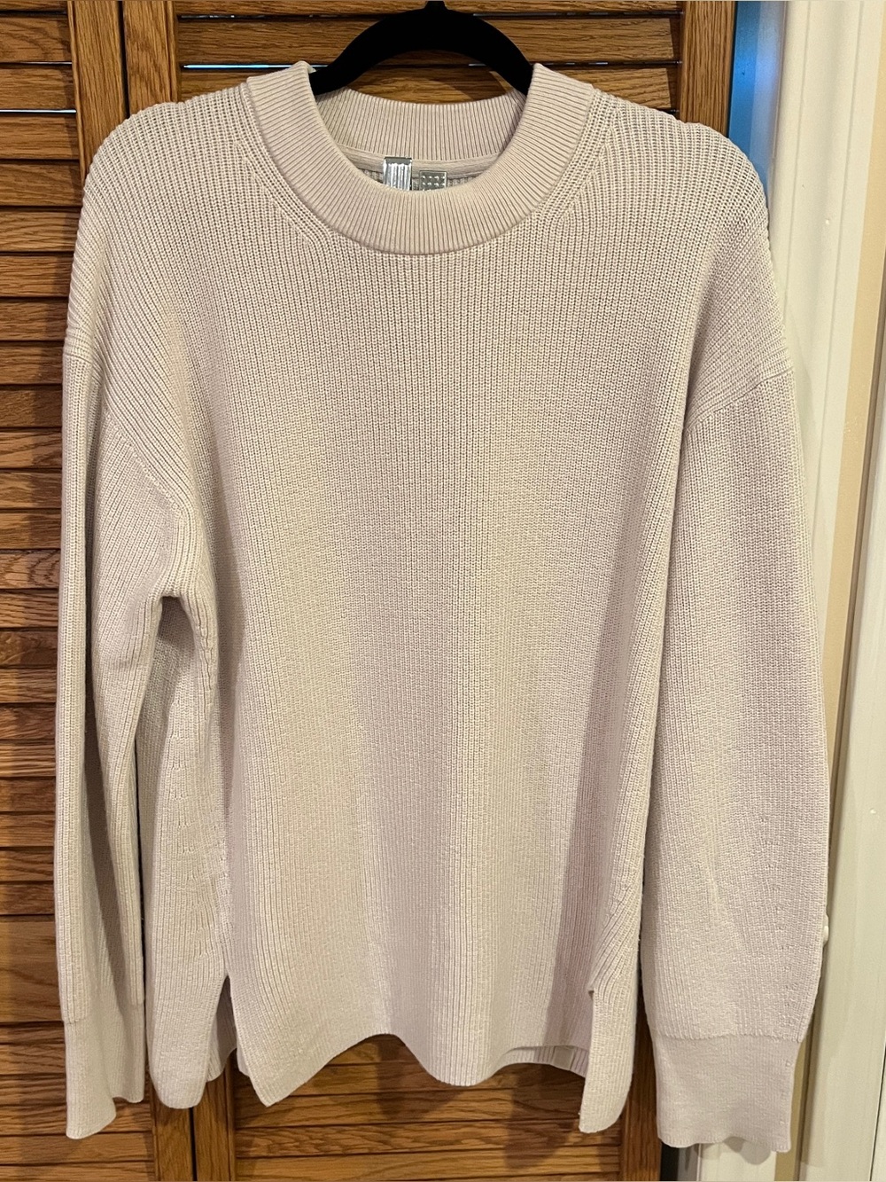 Lululemon Merino wool blend ribbed sweater